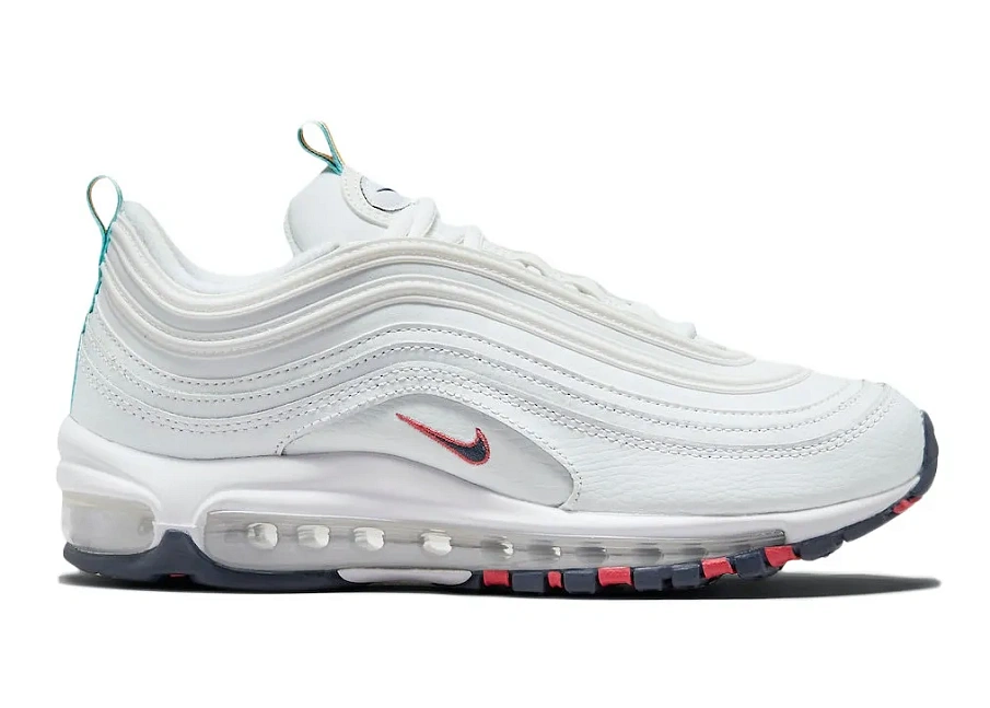 Фото № 1 с приближением к товару «‎Nike Air Max 97 White Multi Color Pull Tabs »