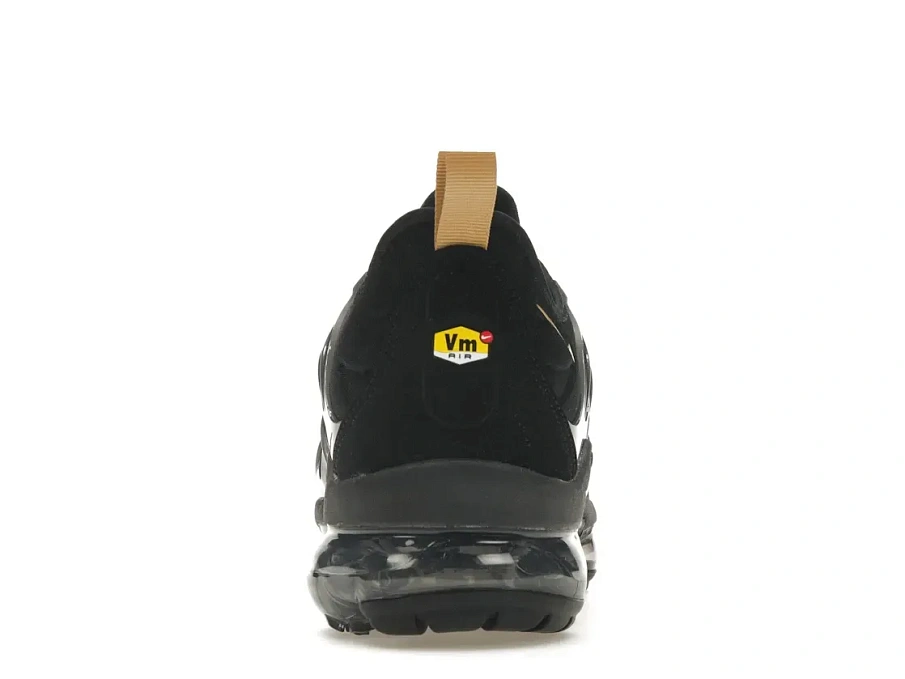 Фото № 4 с приближением к товару «‎Nike Air VaporMax Plus Black Metallic Gold Anthracite»