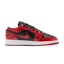 Фото № 1 с приближением к товару «‎Air Jordan 1 Low SE GS Black White Varsity Red»