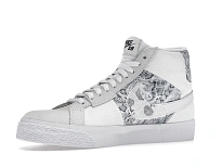 Фото № 2 с приближением к товару «‎Nike SB Zoom Blazer Mid Premium Floral White Grey»
