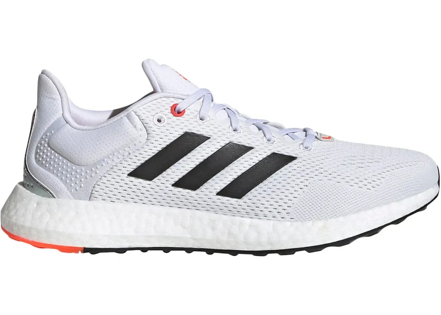 Фото № 1 с приближением к товару «‎adidas Pureboost 21 Cloud White Core Black Solar Red»