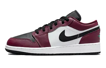 (GS) Air Jordan 1 Low SE "Dark Beetroot" BlackPurple - 1