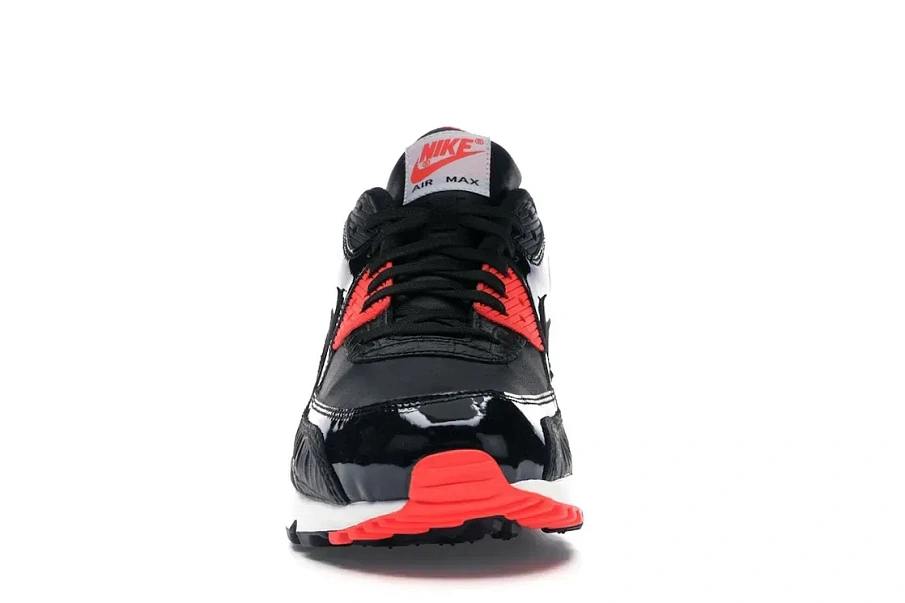 Фото № 2 с приближением к товару «‎Nike Air Max 90 Black Croc Infrared»
