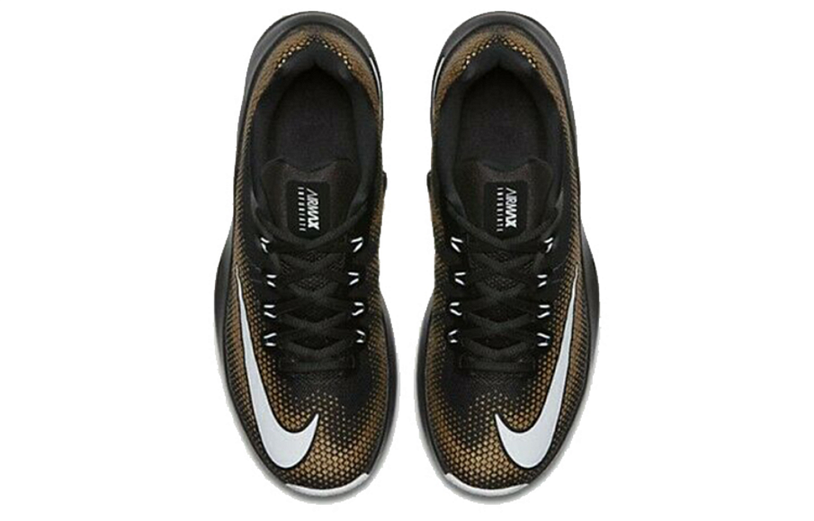Фото № 4 с приближением к товару «‎Nike Air Max Infuriate Low Basketball Shoes BlackGold»