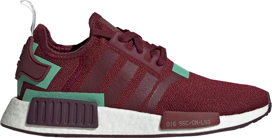 Фото № 1 с приближением к товару «‎adidas NMD R1 Collegiate Burgundy Hi Res Green »