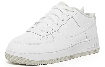 Nike Air Force 1 Low (Gs) Skate Shoes White Light Bone - 2