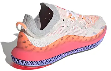 adidas originals 4D Fusio WhiteOrange - 7