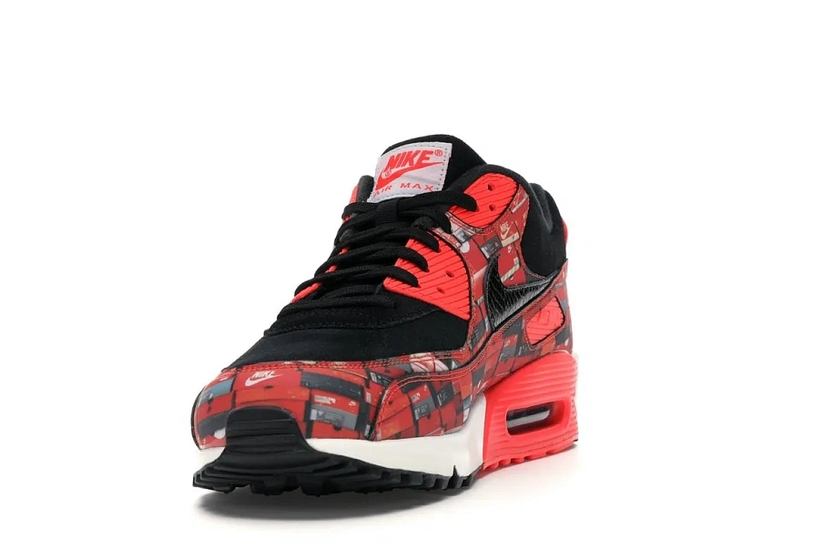 Фото № 2 с приближением к товару «‎Nike Air Max 90 Atmos We Love Nike (Bright Crimson)»