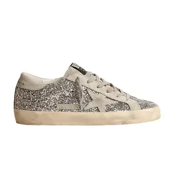 Golden Goose Women's Superstar Silver Ice Grey Glitter - 1