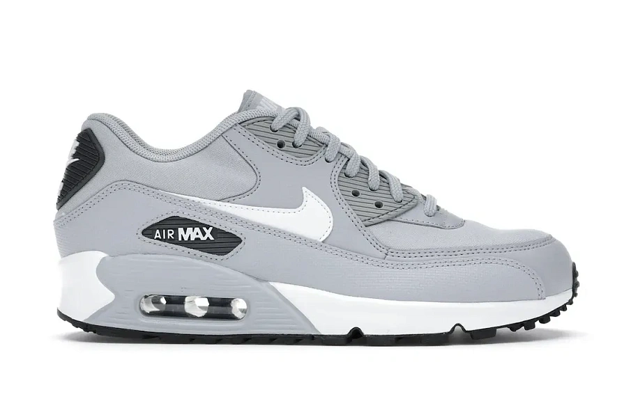 Фото № 1 с приближением к товару «‎Nike Air Max 90 Wolf Grey White Black »