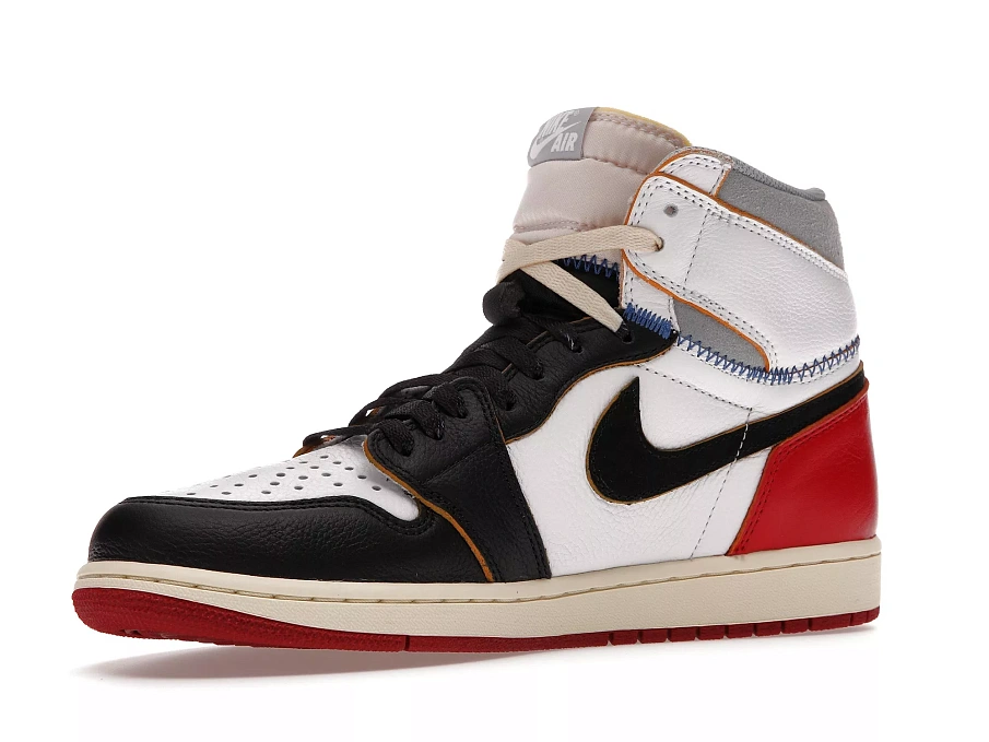 Фото № 4 с приближением к товару «‎Jordan 1 Retro High Union Los Angeles Black Toe»