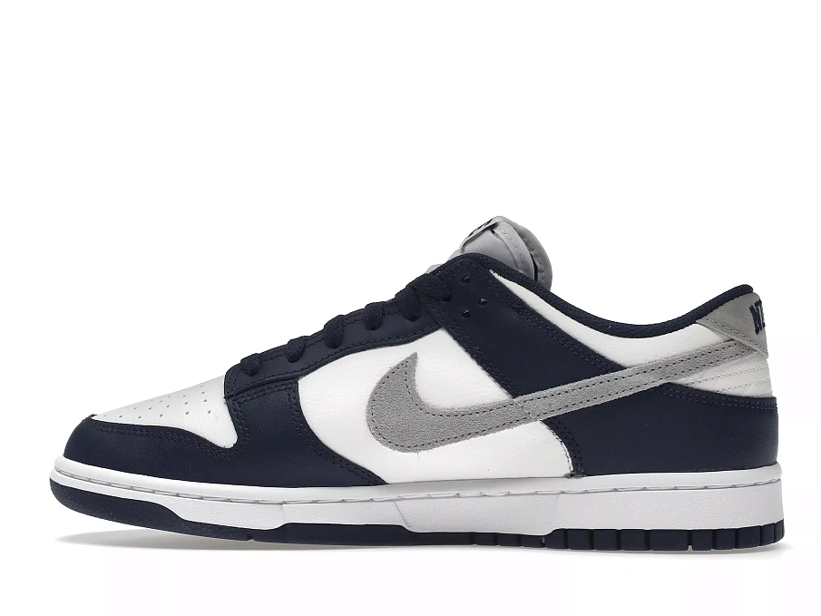 Фото № 2 с приближением к товару «‎Nike Dunk Low Summit White Midnight Navy»