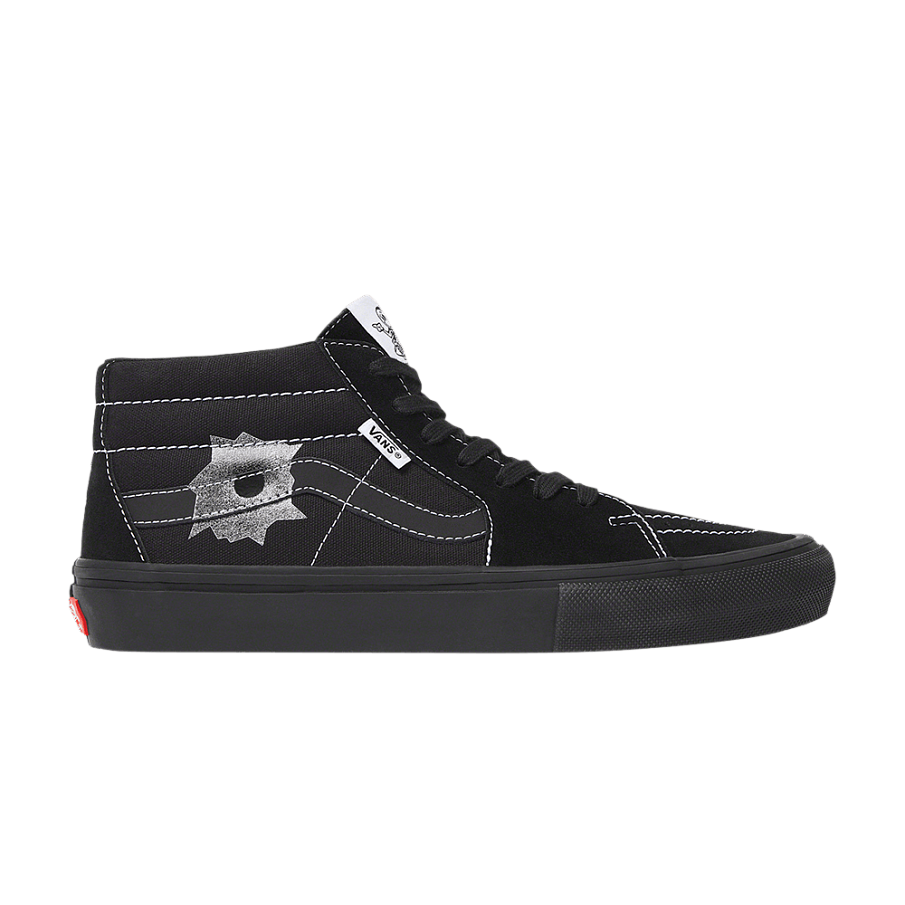 Фото № 1 с приближением к товару «‎Supreme x Nate Lowman x Vans Skate Grosso Mid Black»