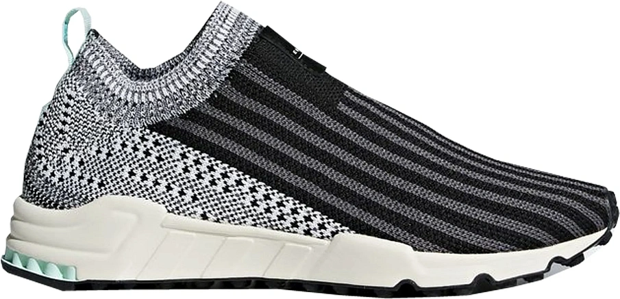 Фото № 1 с приближением к товару «‎adidas EQT Support Sock Black White Clear Mint »