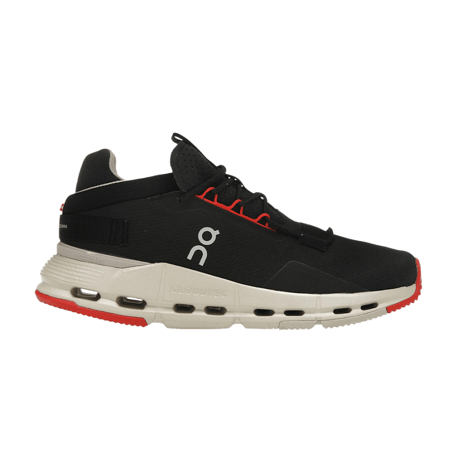 Фото № 1 с приближением к товару «‎ON Cloudnova 2 Black Red»