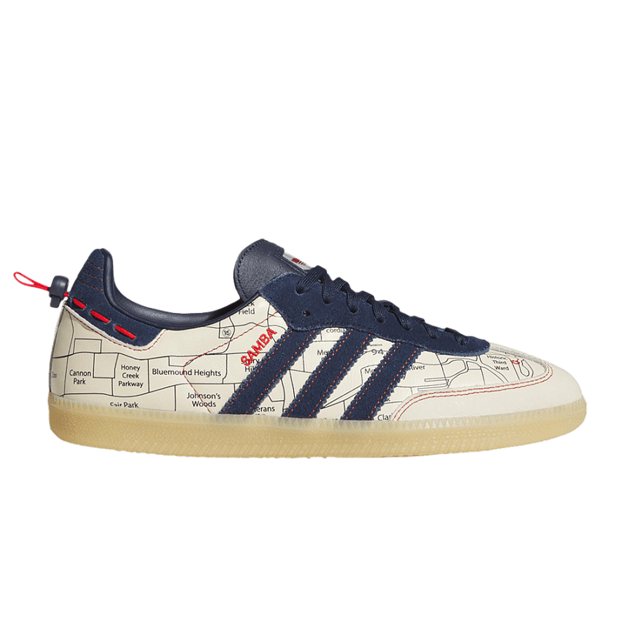 Фото № 1 с приближением к товару «‎Eric Shake James x adidas Samba 414 Day Viewfinder Milwaukee (KH8066)»