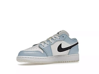 Фото № 2 с приближением к товару «‎Jordan 1 Low Ice Blue Black »