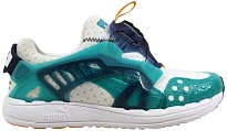 Фото № 1 с приближением к товару «‎Puma Disc Blaze Lite Tech White/Bluegrass-Blue Wing-Zinnia»