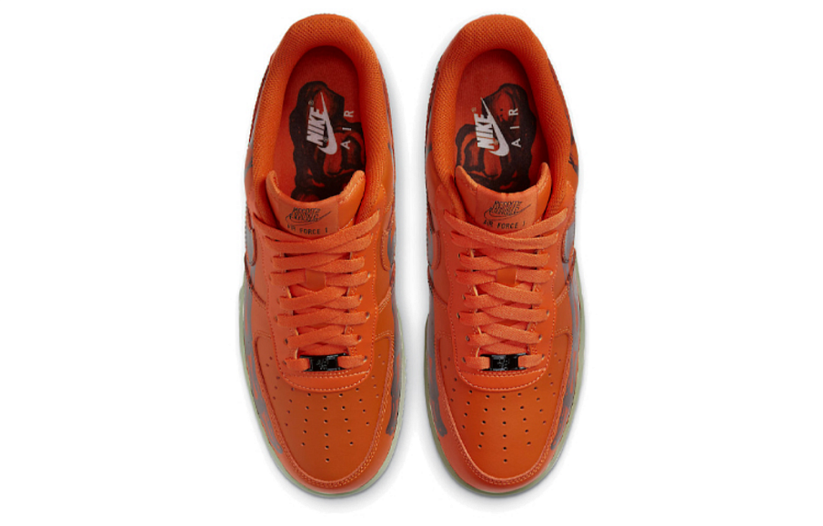 Фото № 4 с приближением к товару «‎Nike Air Force 1 '07 Skeleton "Brilliant Orange»