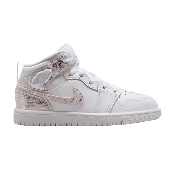 Air Jordan 1 Mid SE PS White Field Silver - 1