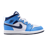 Фото № 1 с приближением к товару «‎Air Jordan 1 Mid PS University Blue Midnight Navy»