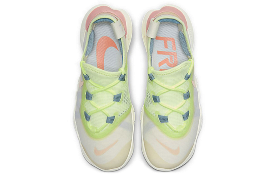 Фото № 4 с приближением к товару «‎ Nike Free Rn 5.0 Running shoes WhiteVolt-Pink-Blue»