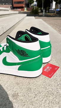Фото № 2 с приближением к товару «‎Air Jordan 1 Mid "Lucky Green"»
