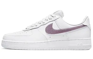 Nike Air Force 1 Low "Glitter Swoosh" Low-Top Sneakers WhitePurple - 1