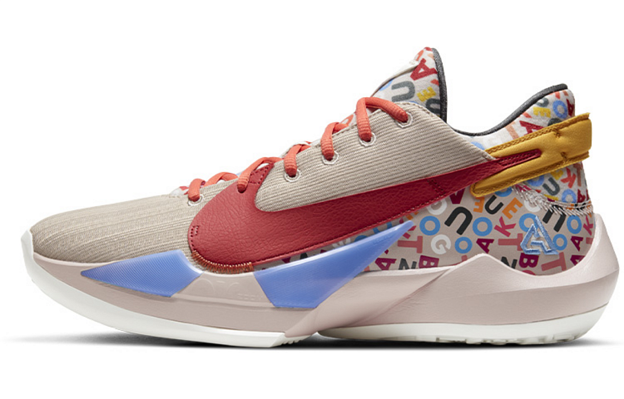 Фото № 1 с приближением к товару «‎Nike Zoom Freak 2 basketball shoes Letter Bro»