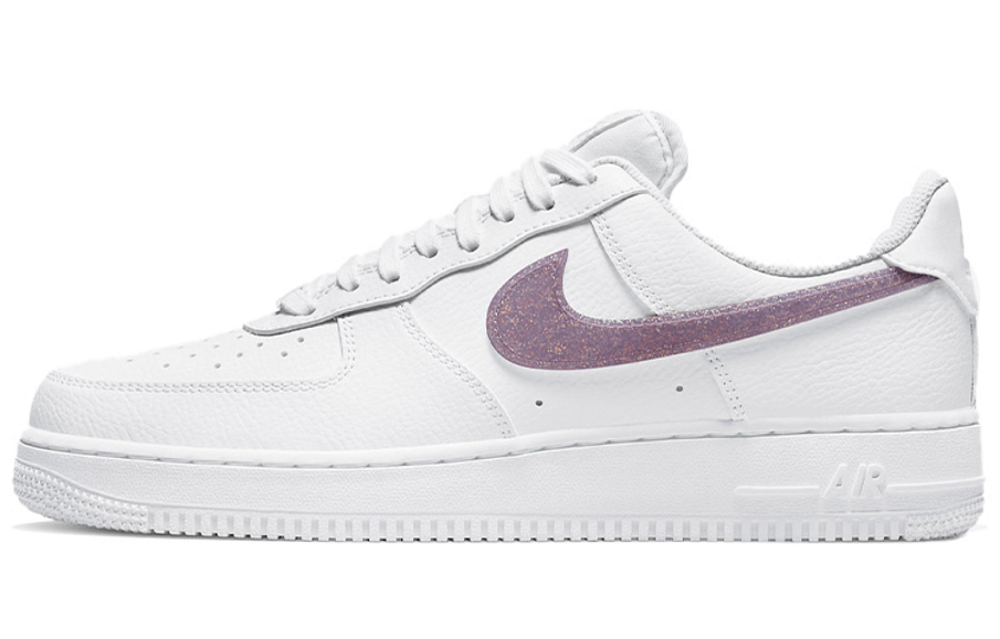Фото № 1 с приближением к товару «‎Nike Air Force 1 Low "Glitter Swoosh" Low-Top Sneakers WhitePurple»