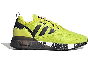 adidas ZX 2K Boost Bold Logo Graphic Acid Yellow