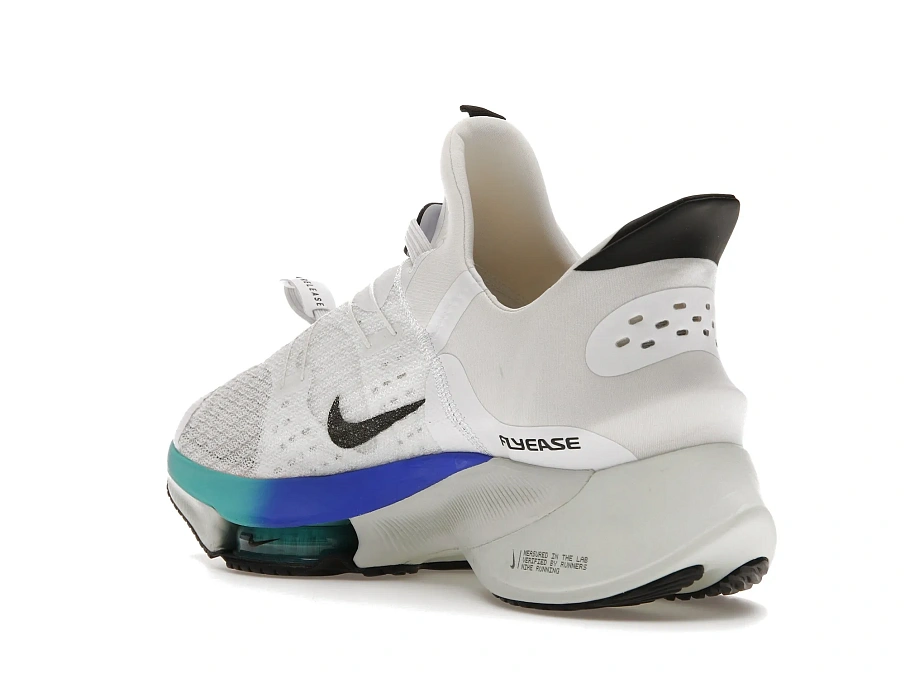 Фото № 6 с приближением к товару «‎Nike Air Zoom Tempo Next% FlyEase White Flash Crimson Spruce Aura»