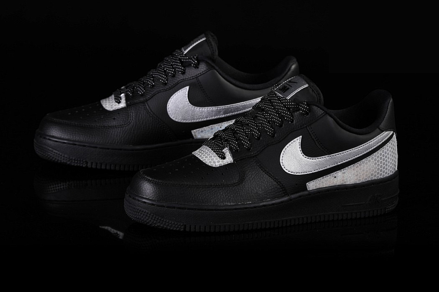 Фото № 3 с приближением к товару «‎3M x Nike Air Force 1 Low BlackSilver»