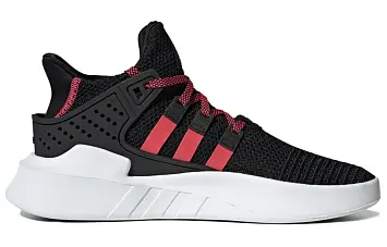 Adidas Originals Eqt Bask Adv Sports Casual Shoes Black Grey Red - 3