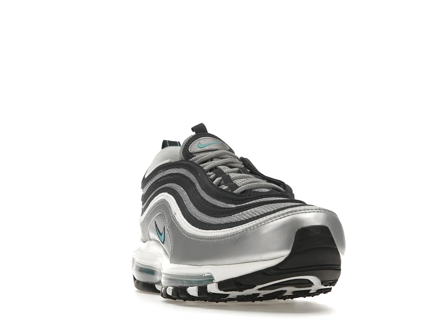 Фото № 4 с приближением к товару «‎Nike Air Max 97 Metallic Silver Chlorine Blue»