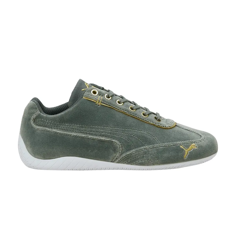 Puma Women's Speedcat Velvet Balsam Green - 1