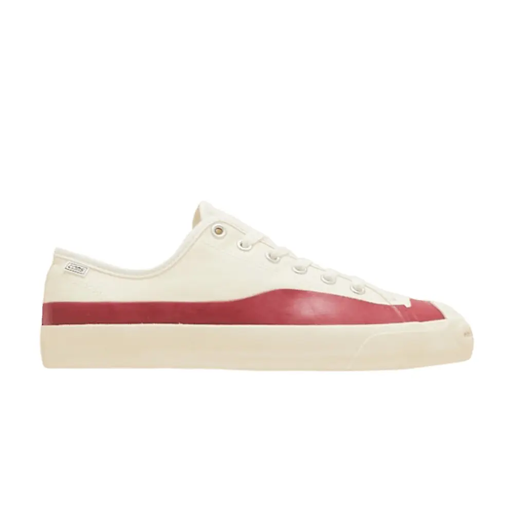 Pop Trading Company x Converse Jack Purcell Pro Low Egret Red - 1