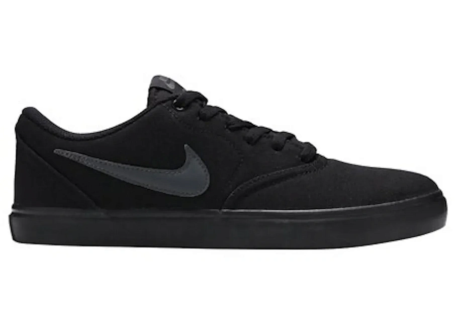 Фото № 1 с приближением к товару «‎Nike SB Check Solarsoft Canvas Triple Black»
