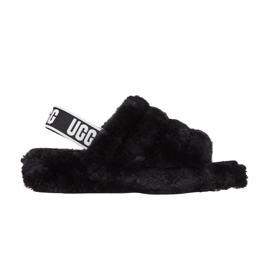 Фото № 1 с приближением к товару «‎UGG Women's Fluff Yeah Slide Black»
