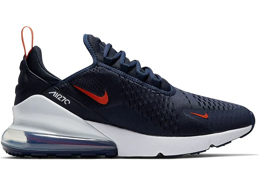Фото № 1 с приближением к товару «‎Nike Air Max 270 Obsidian Team Orange»