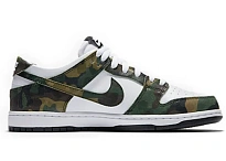 Фото № 1 с приближением к товару «‎Nike SB Dunk Low Camo Legion Green»