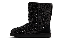 Фото № 4 с приближением к товару «‎UGG Women's Classic Short Chunky Sequin - Black»
