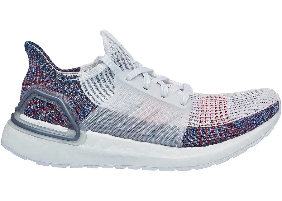 Фото № 1 с приближением к товару «‎adidas Ultra Boost 2019 White Blue Multi-Color »
