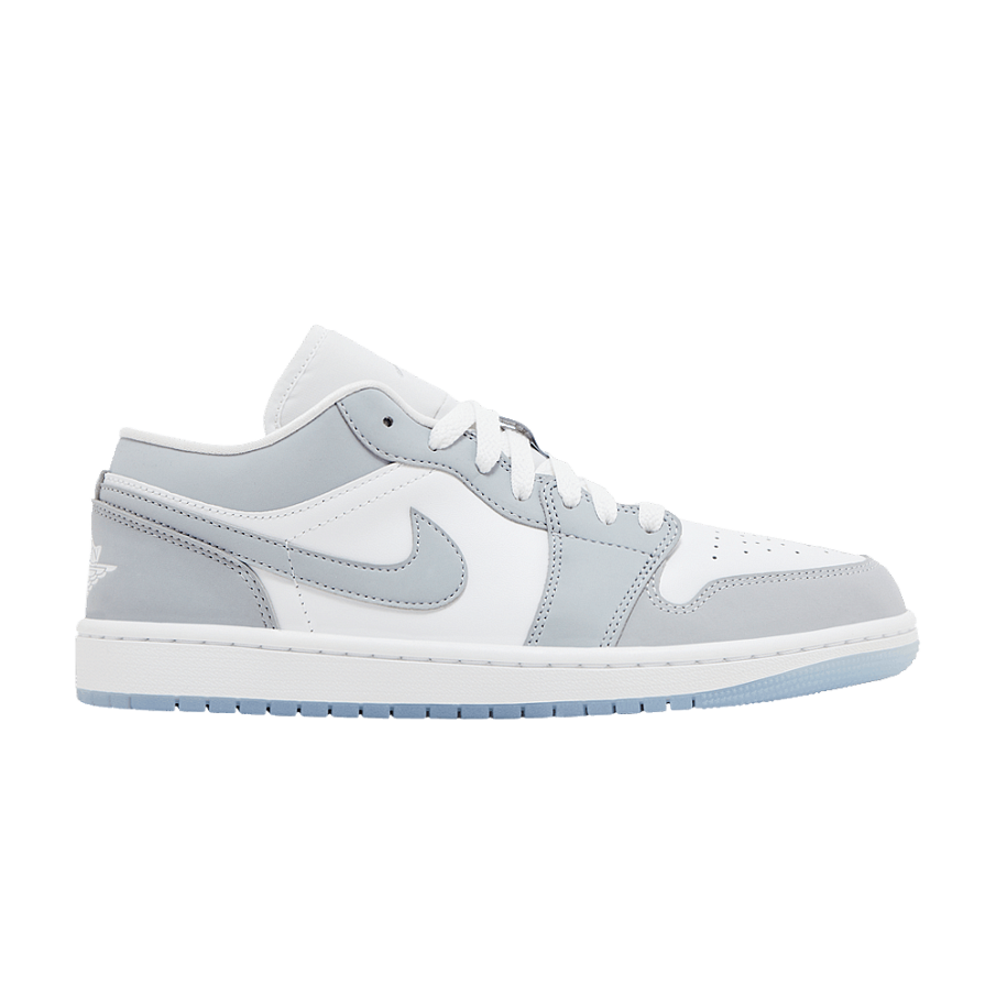 Фото № 1 с приближением к товару «‎Women's Air Jordan 1 Low White Wolf Grey 2024»