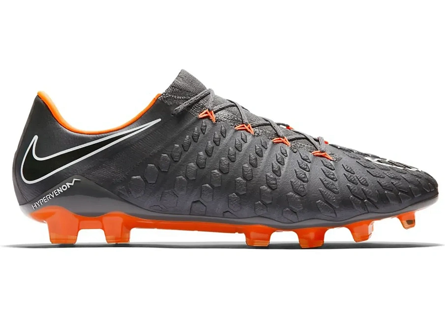 Фото № 1 с приближением к товару «‎Nike Hypervenom Phantom III Elite FG Dark Grey Total Orange»