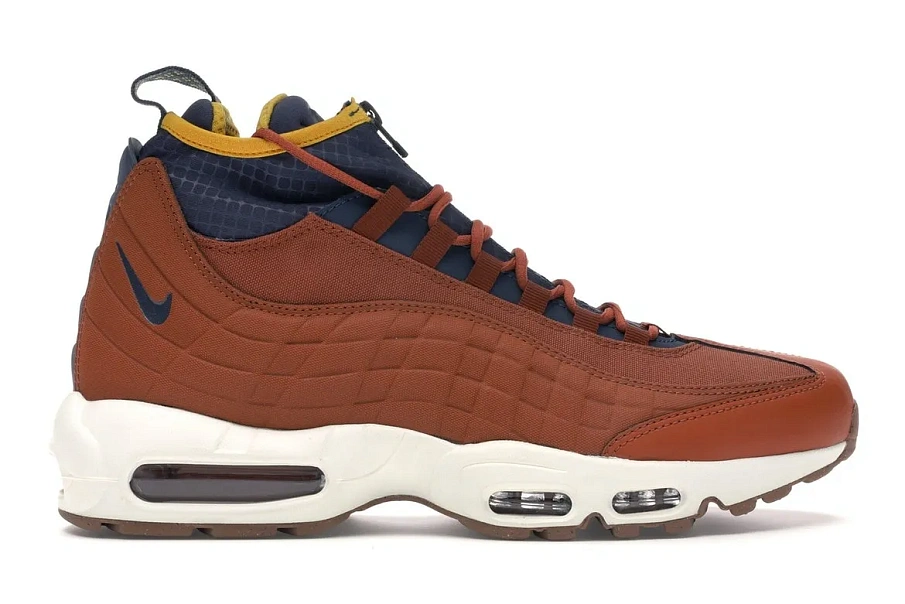 Фото № 1 с приближением к товару «‎Nike Air Max 95 Sneakerboot Dark Russet Thunder Blue»
