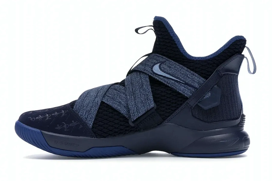 Фото № 3 с приближением к товару «‎Nike LeBron Zoom Soldier 12 Blackened Blue»