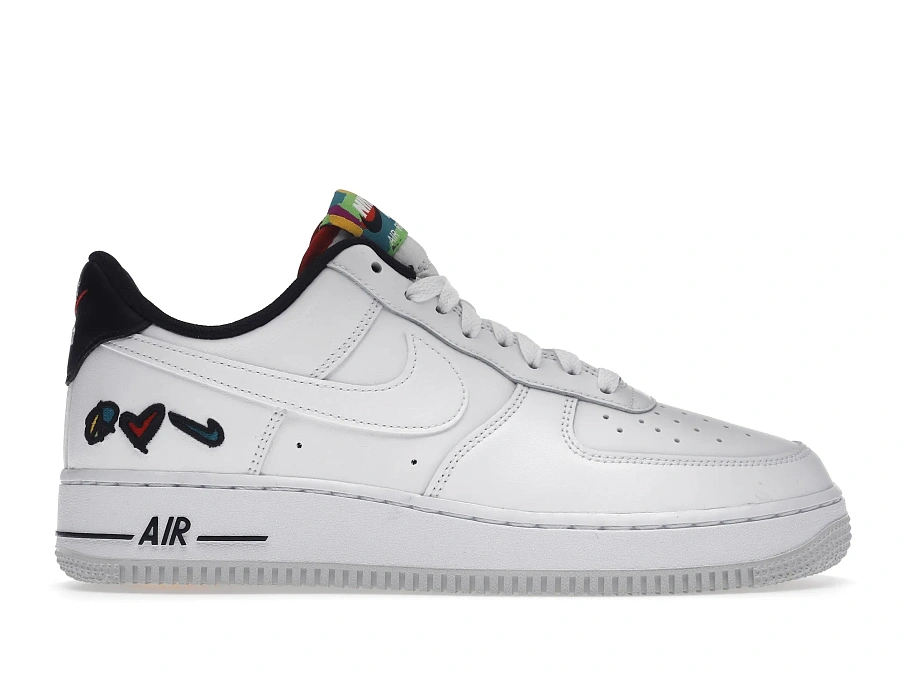 Фото № 1 с приближением к товару «‎Nike Air Force 1 Low 07 LV8 3 Peace, Love, Swoosh»