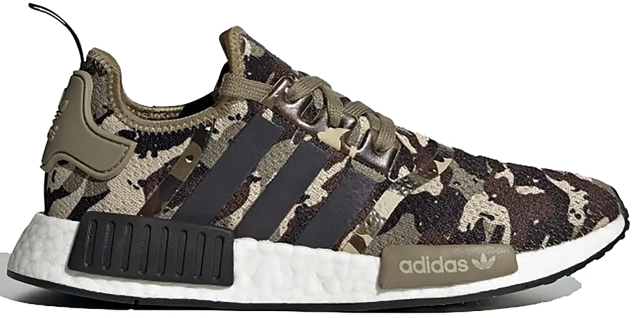 Фото № 1 с приближением к товару «‎adidas NMD R1 Camo Savanna Brown»