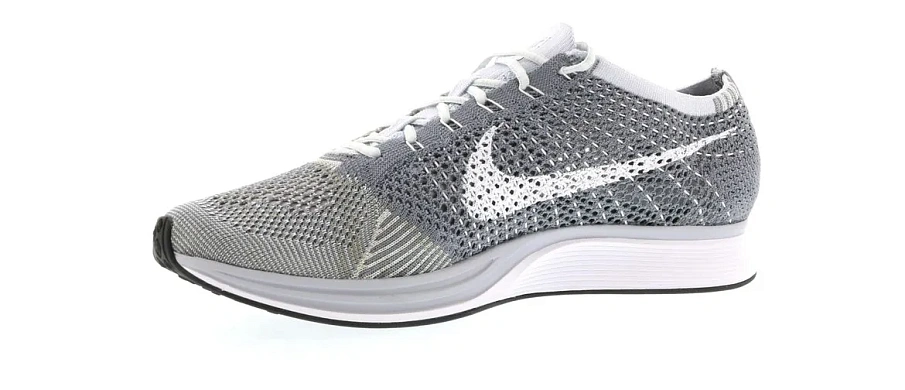 Фото № 2 с приближением к товару «‎Nike Flyknit Racer Pure Platinum»